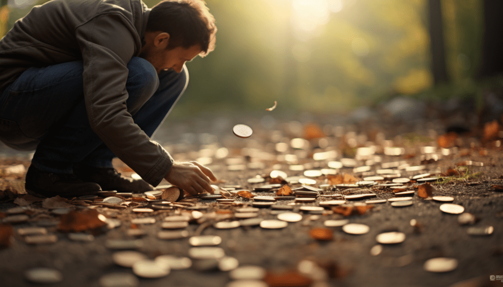 biblical meaning of finding pennies