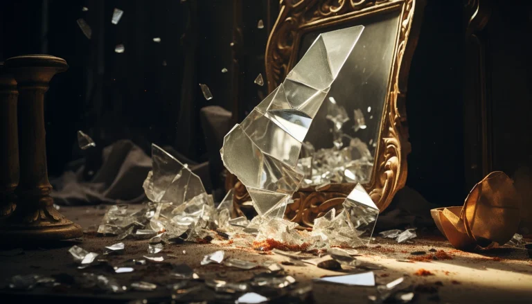 biblical meaning of a broken mirror